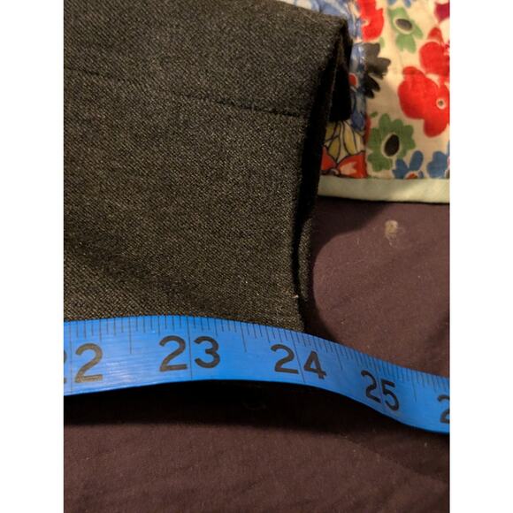 VTG Talbots Gray Stretch Wool Full Zip Front Unlined Jacket Womens Plus Size 12W - Picture 8 of 9